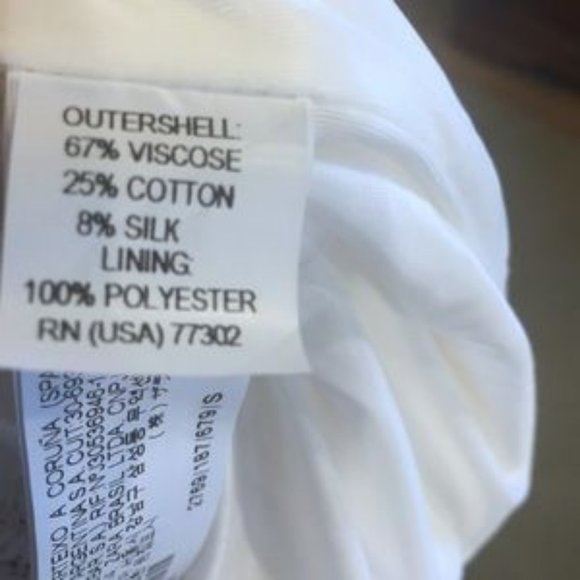 Zara Smock Strapless Tier Top Cream Floral Pink S - Picture 2 of 3